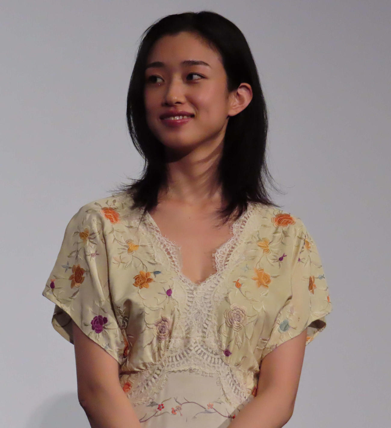 映画「今日の空が一番好き、とまだ言えない僕は」公開記念舞台あいさつに出席した河合優実