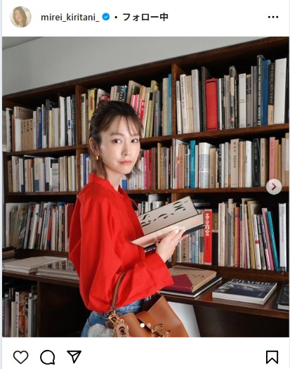 桐谷美玲のインスタグラムから