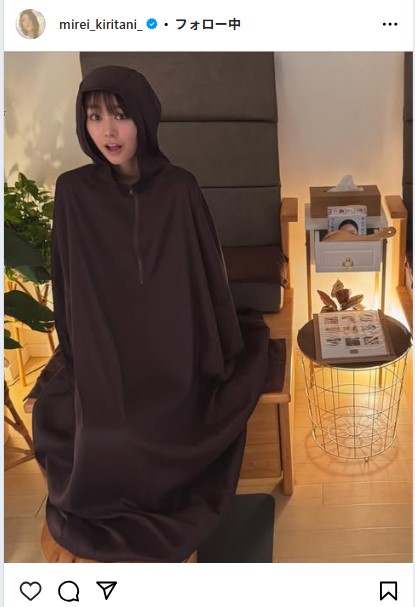 桐谷美玲のインスタグラムから
