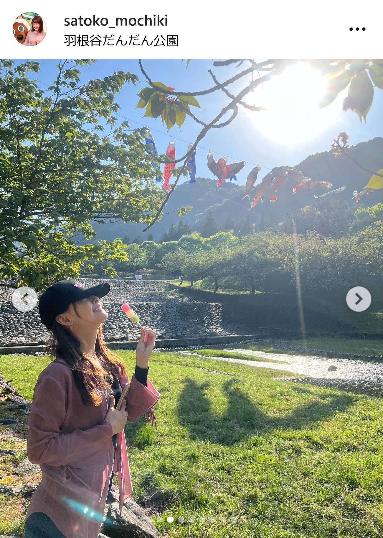 望木聡子アナのインスタグラムから