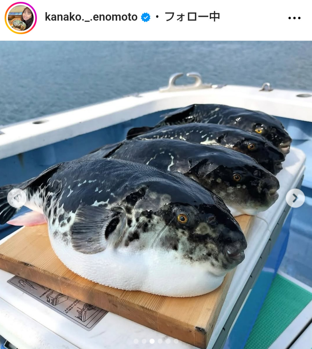 榎本加奈子さんのインスタグラムから