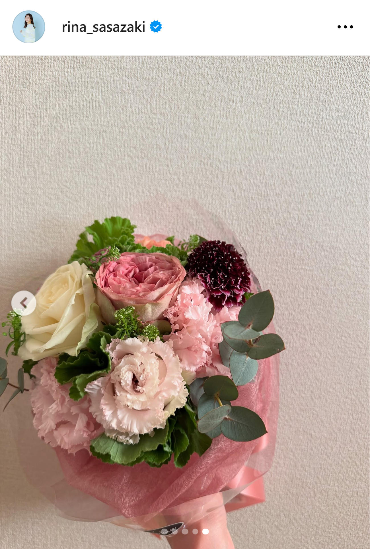 笹崎里菜のインスタグラムから