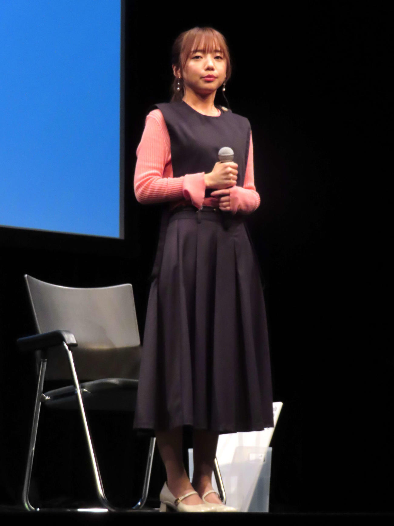ドラマ「あやしいパートナー」1話先行上映会に出席した齊藤京子