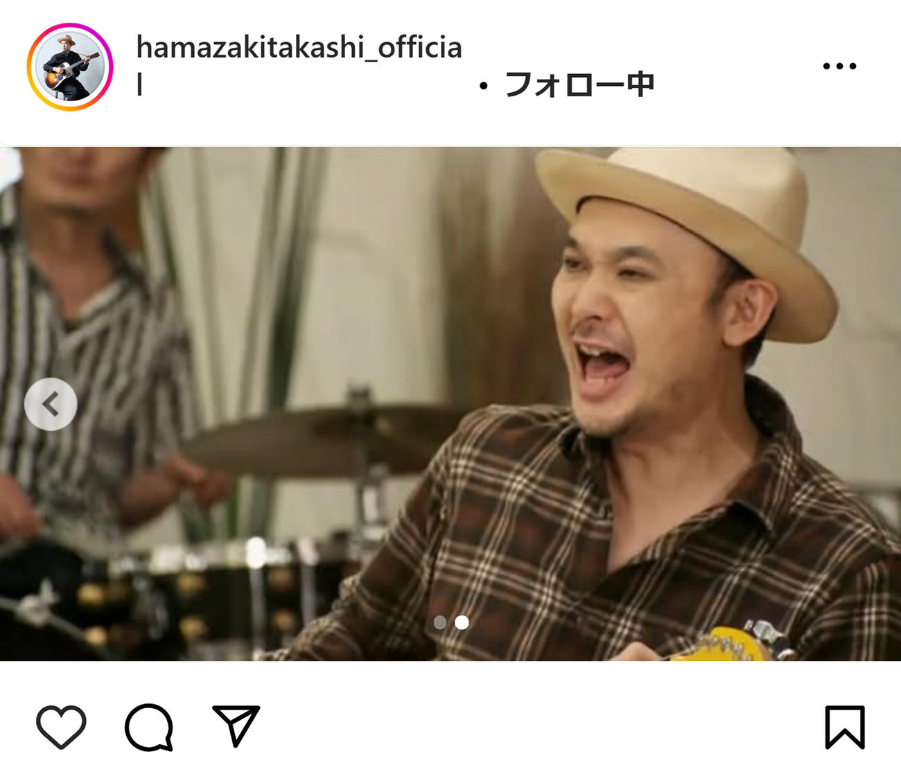 浜崎貴司のインスタグラムから