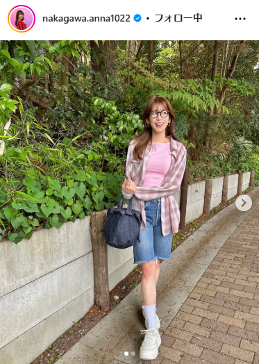 中川安奈のインスタグラムから