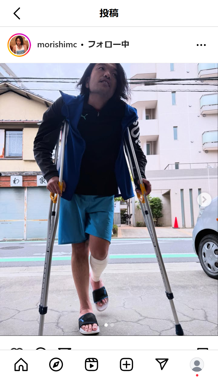 盛山晋太郎のインスタグラムから