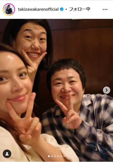 滝沢カレンのインスタグラムから