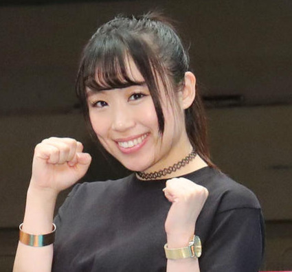 ボクシング東日本新人王決勝戦イメージガール時代の水谷千尋（2018年11月撮影）