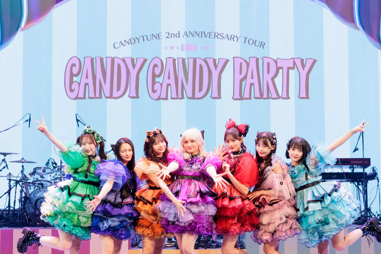 デビュー2周年記念ツアーの東京公演を行ったCANDY TUNE
