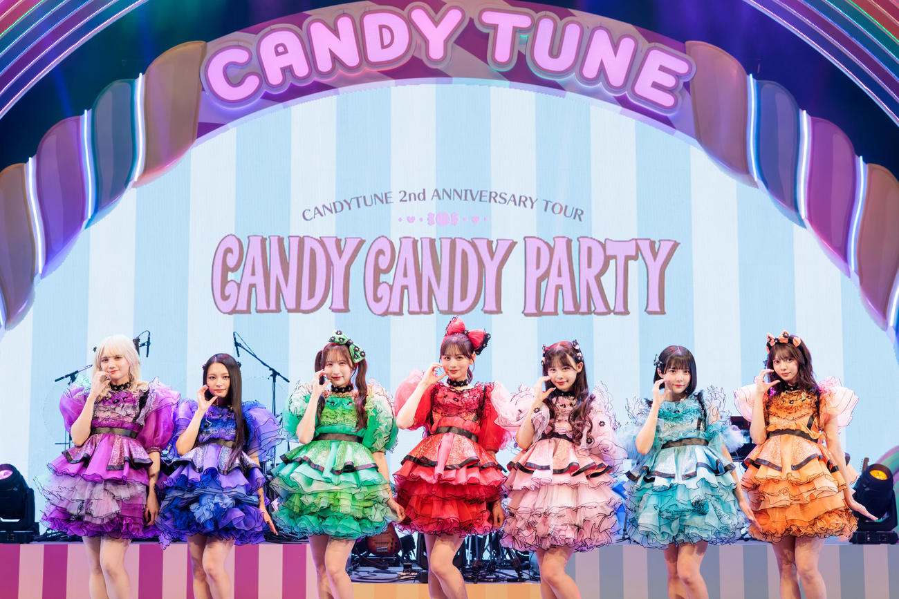 デビュー2周年記念ツアーの東京公演を行ったCANDY TUNE