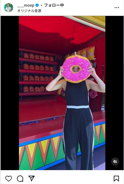 笹川萌のインスタグラムから