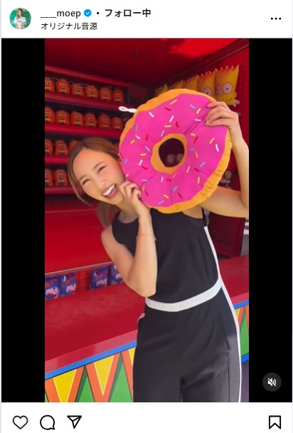 笹川萌のインスタグラムから