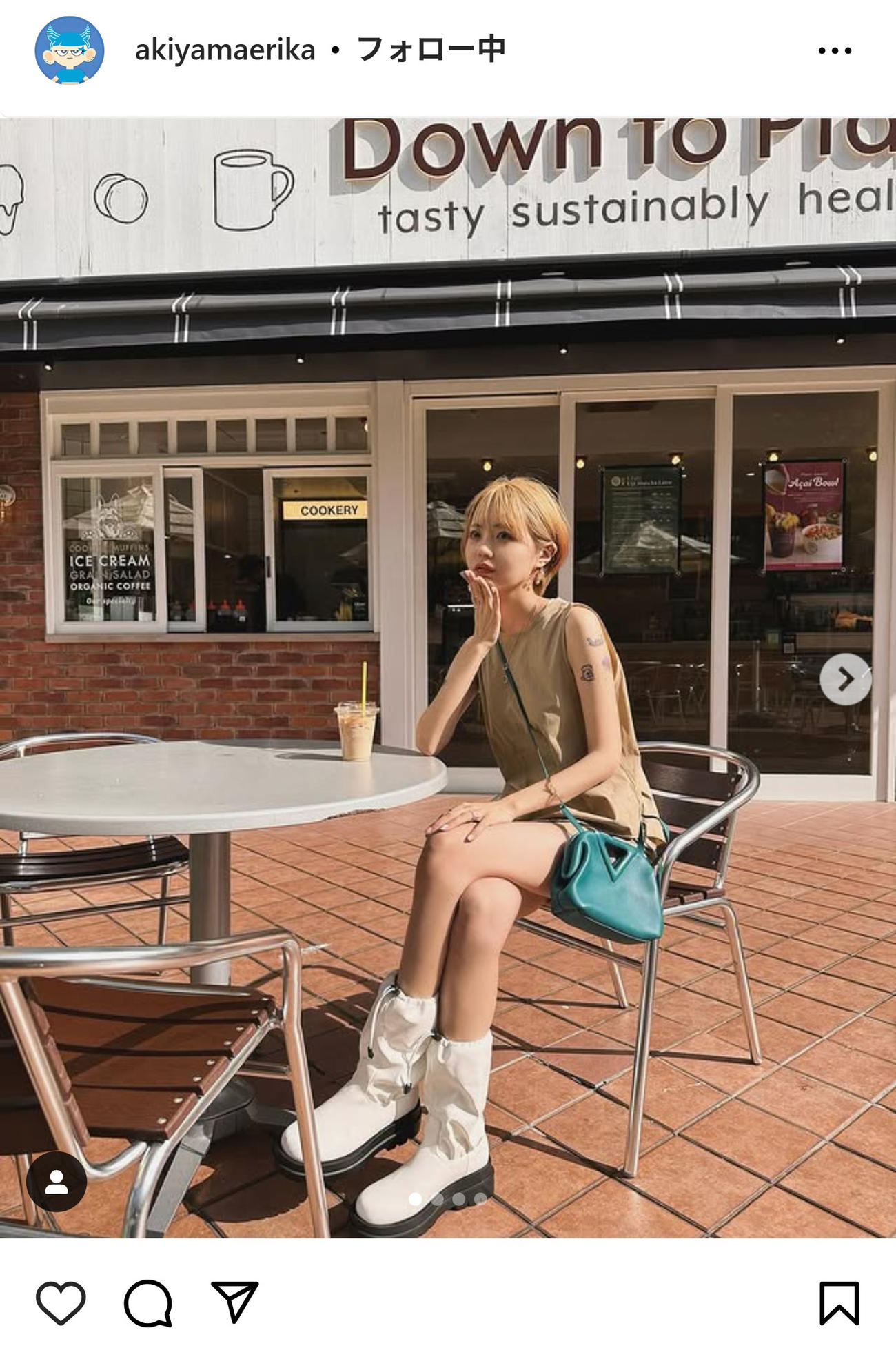 秋山衣梨佳さんのインスタグラムから