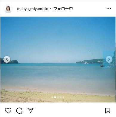 宮本真綾アナのインスタグラムから