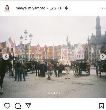 宮本真綾アナのインスタグラムから