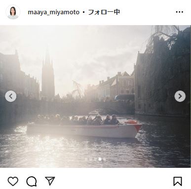 宮本真綾アナのインスタグラムから