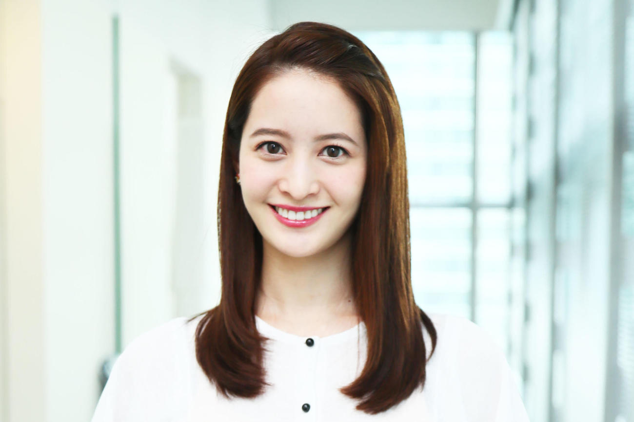 日本テレビの後呂有紗アナウンサー（2019年6月撮影）