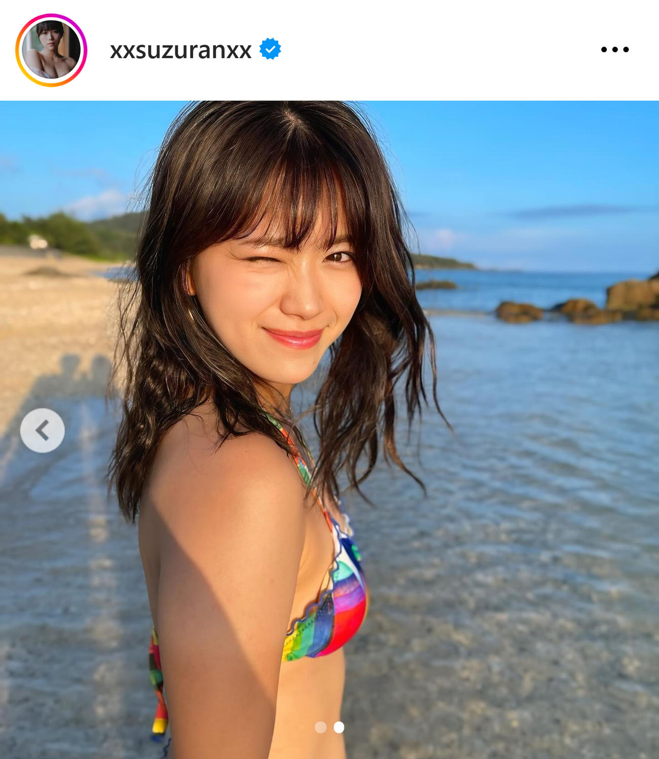 山内鈴蘭のインスタグラムから