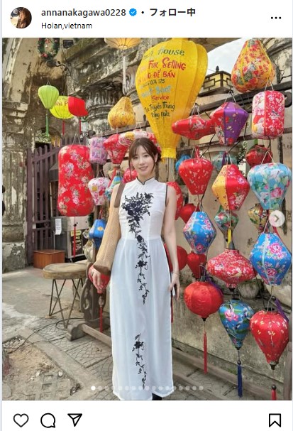 中川杏奈のインスタグラムから
