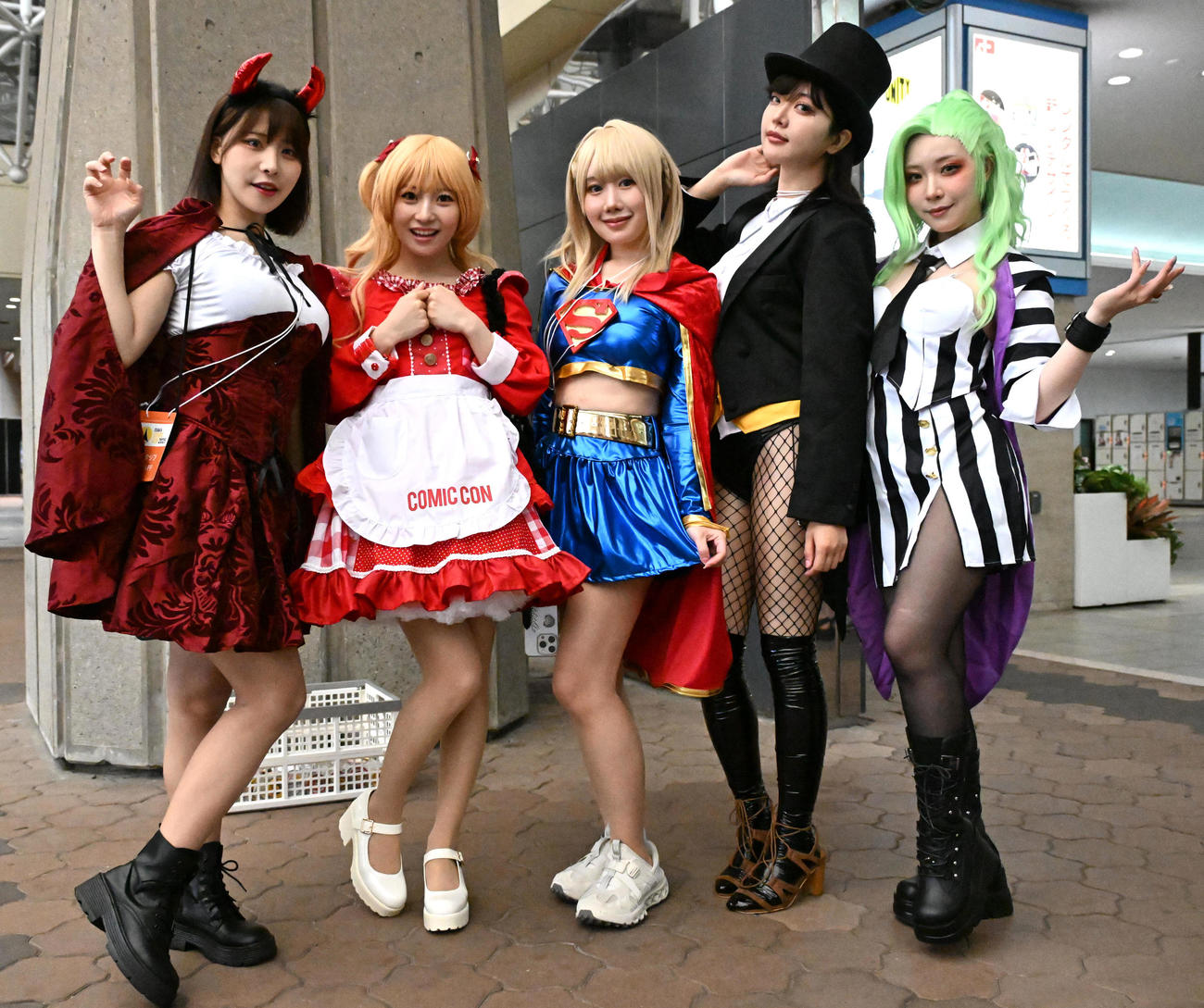 大阪コミコン2025を楽しむコスプレイヤー（撮影・石井愛子）