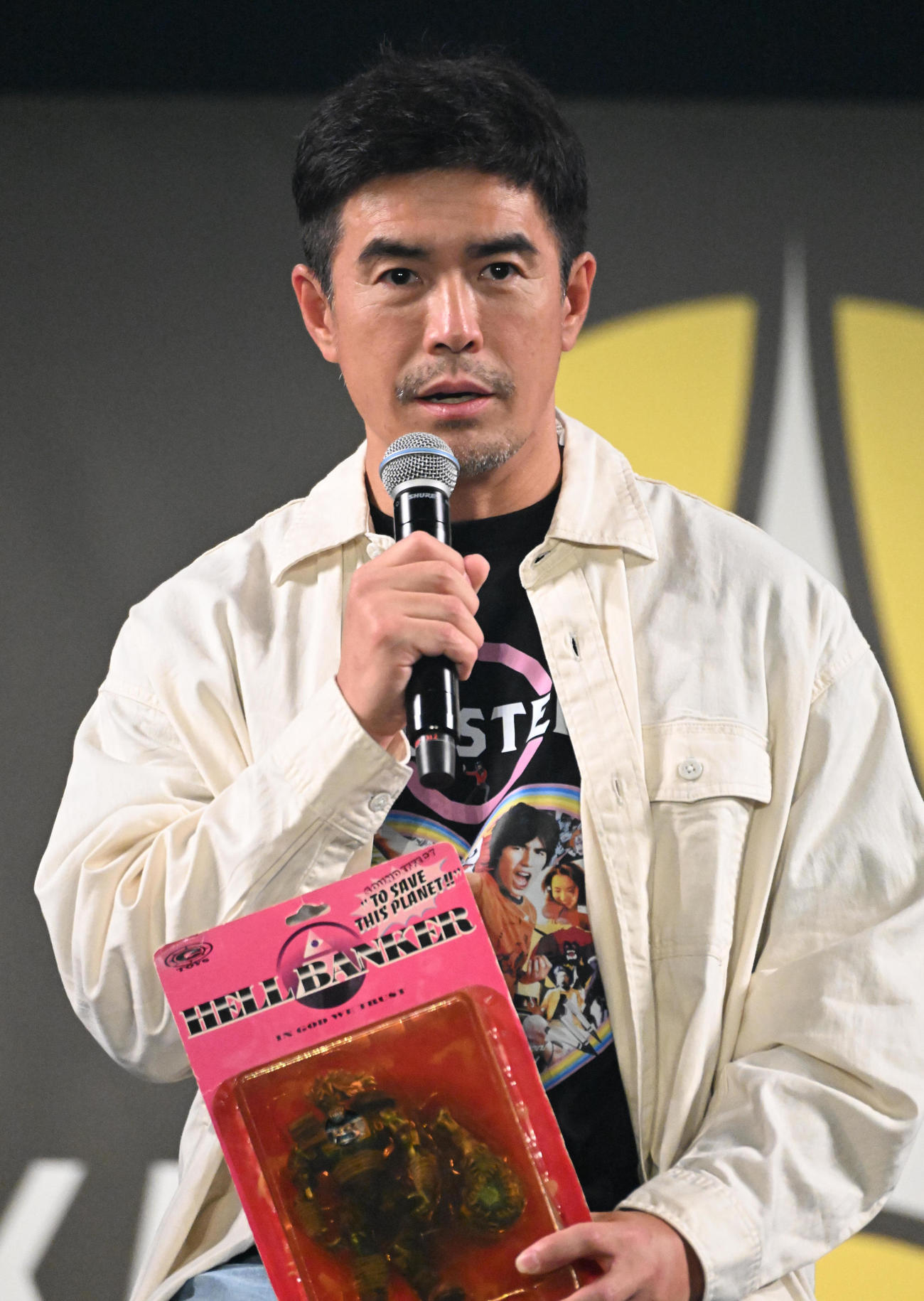 映画「ブリスター！」公開25周年記念トークショーをする伊藤英明（撮影・石井愛子）