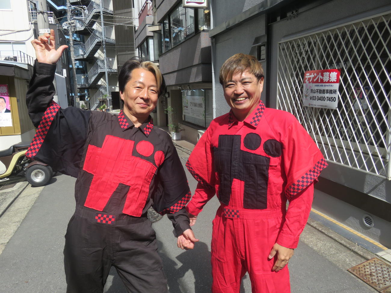 3ガガヘズの正源敬三（左）とトニー淳