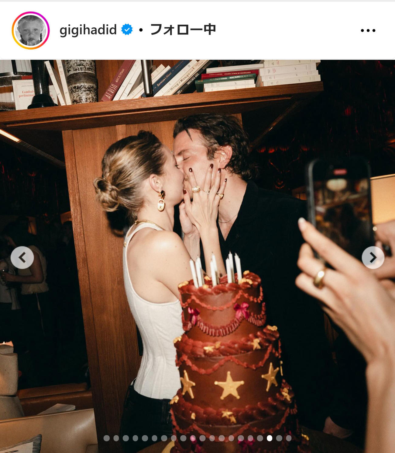 ジジ・ハディッドのインスタグラムから