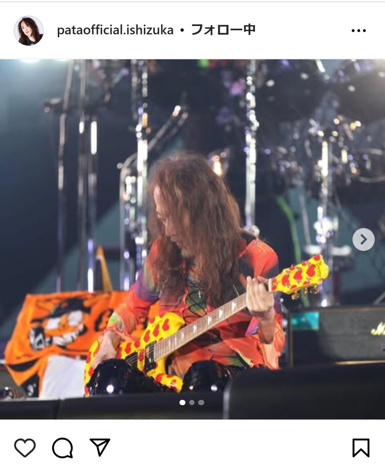 X JAPAN・PATAのインスタグラムから