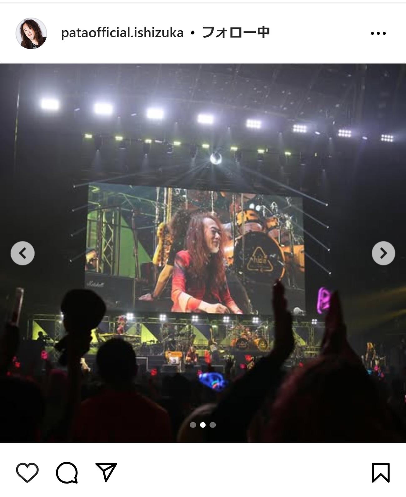 X JAPAN・PATAのインスタグラムから