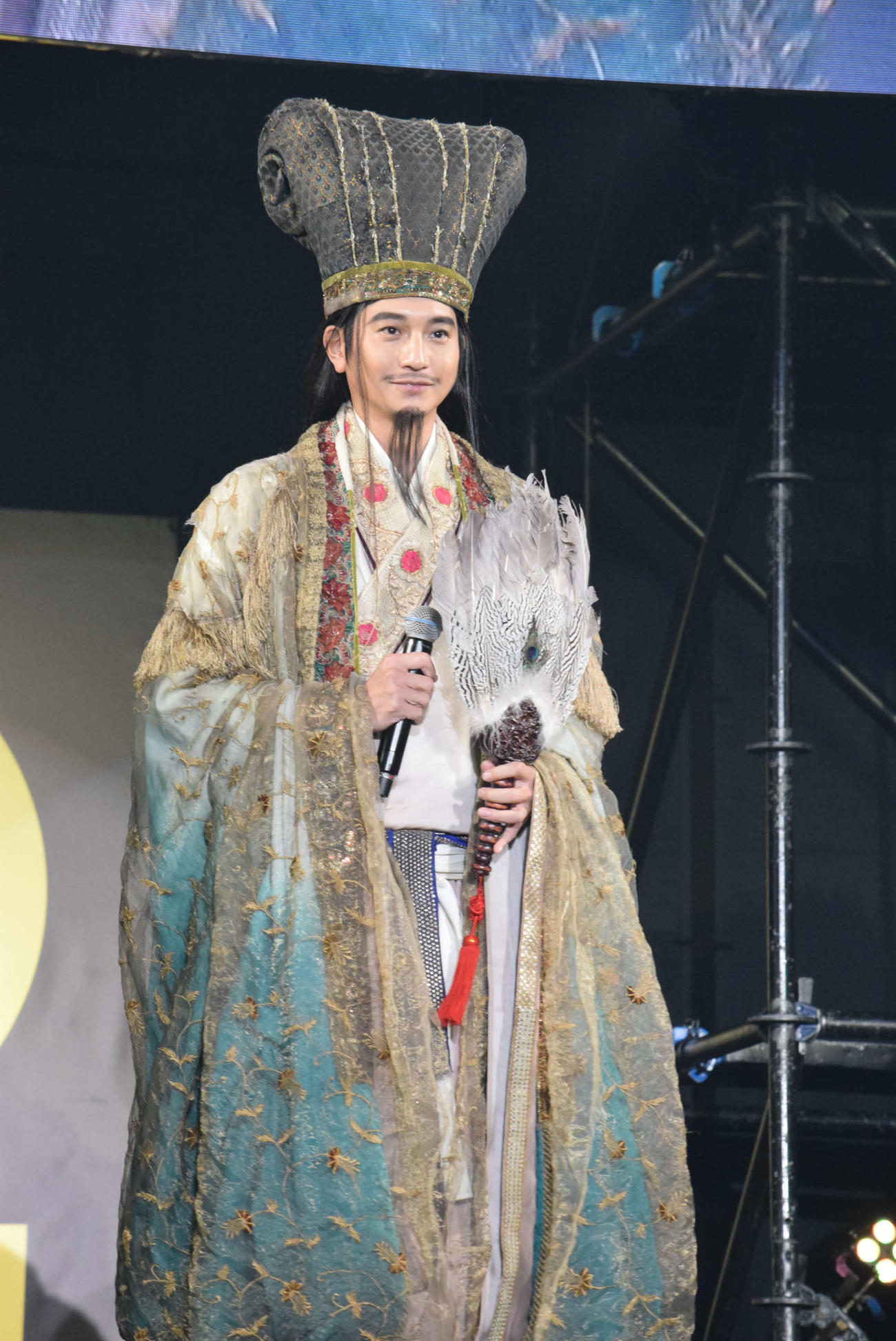 「パリピ孔明　THE MOVIE」のトークショーに登壇した向井理（撮影・阪口孝志）