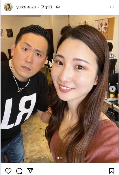 広報ユイカのインスタグラムから