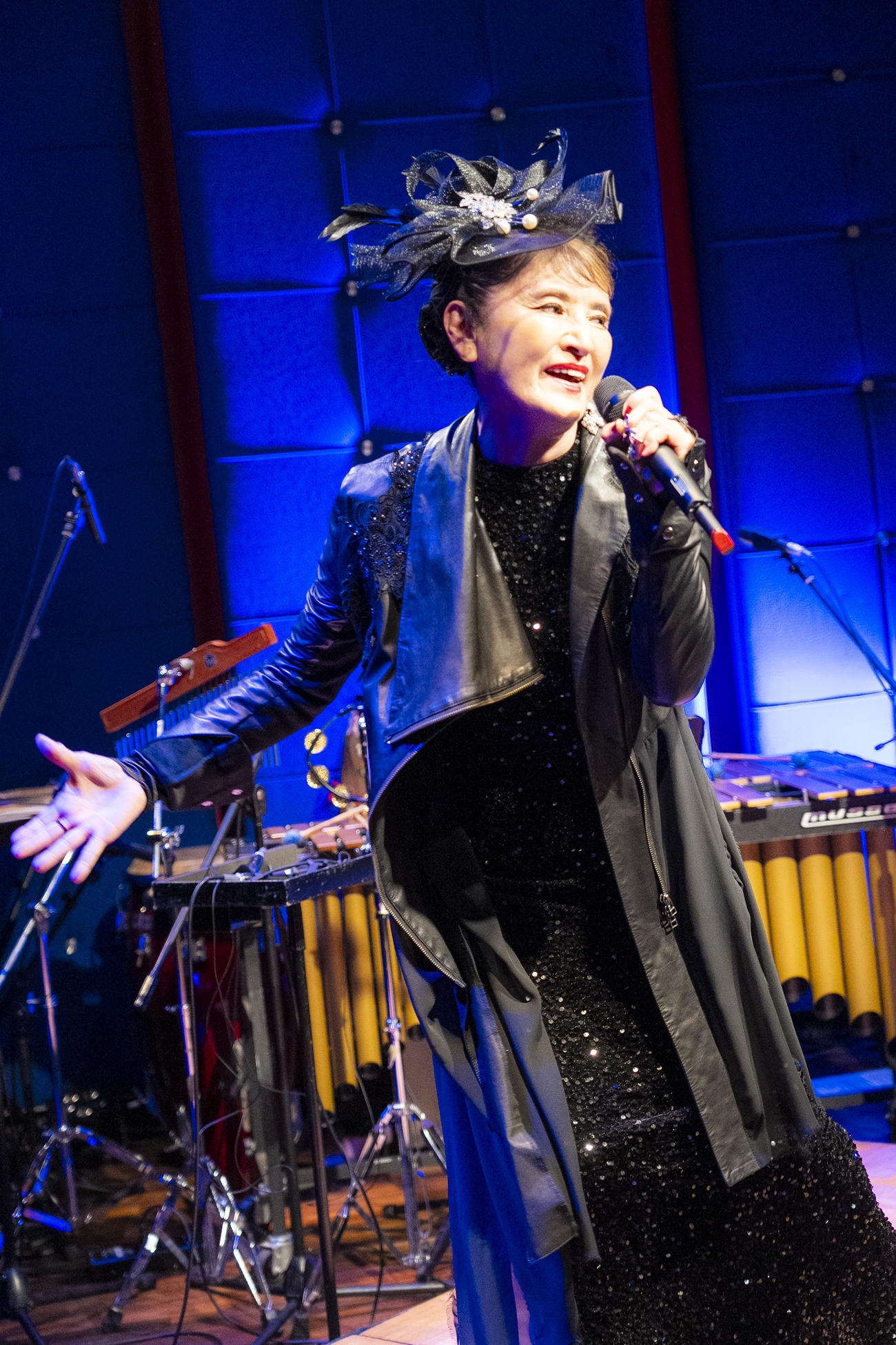 初のワンマンライブを行った鬼無里まり（撮影・西岡浩記）
