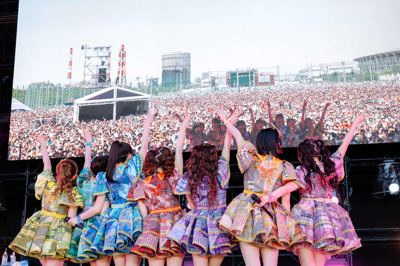 「JAPAN JAM 2025」に出演したFRUITS ZIPPER（C）JAPAN JAM 2025