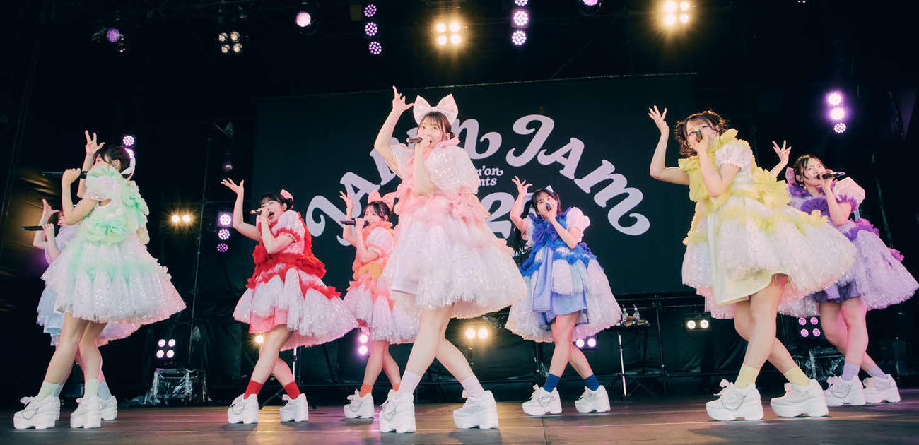 「JAPAN JAM 2025」に出演したCUTIE STREET（（C）JAPAN JAM 2025）