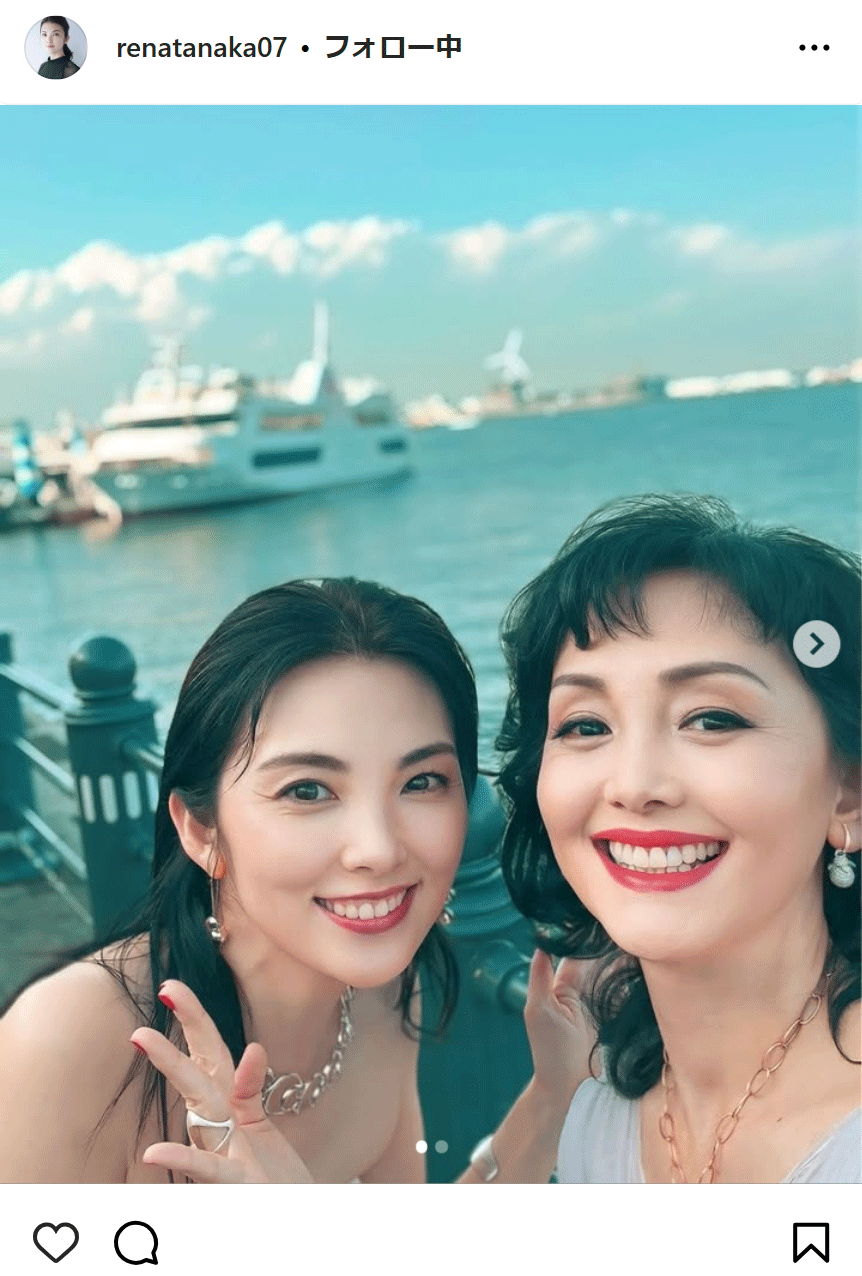 田中麗奈のインスタグラムから