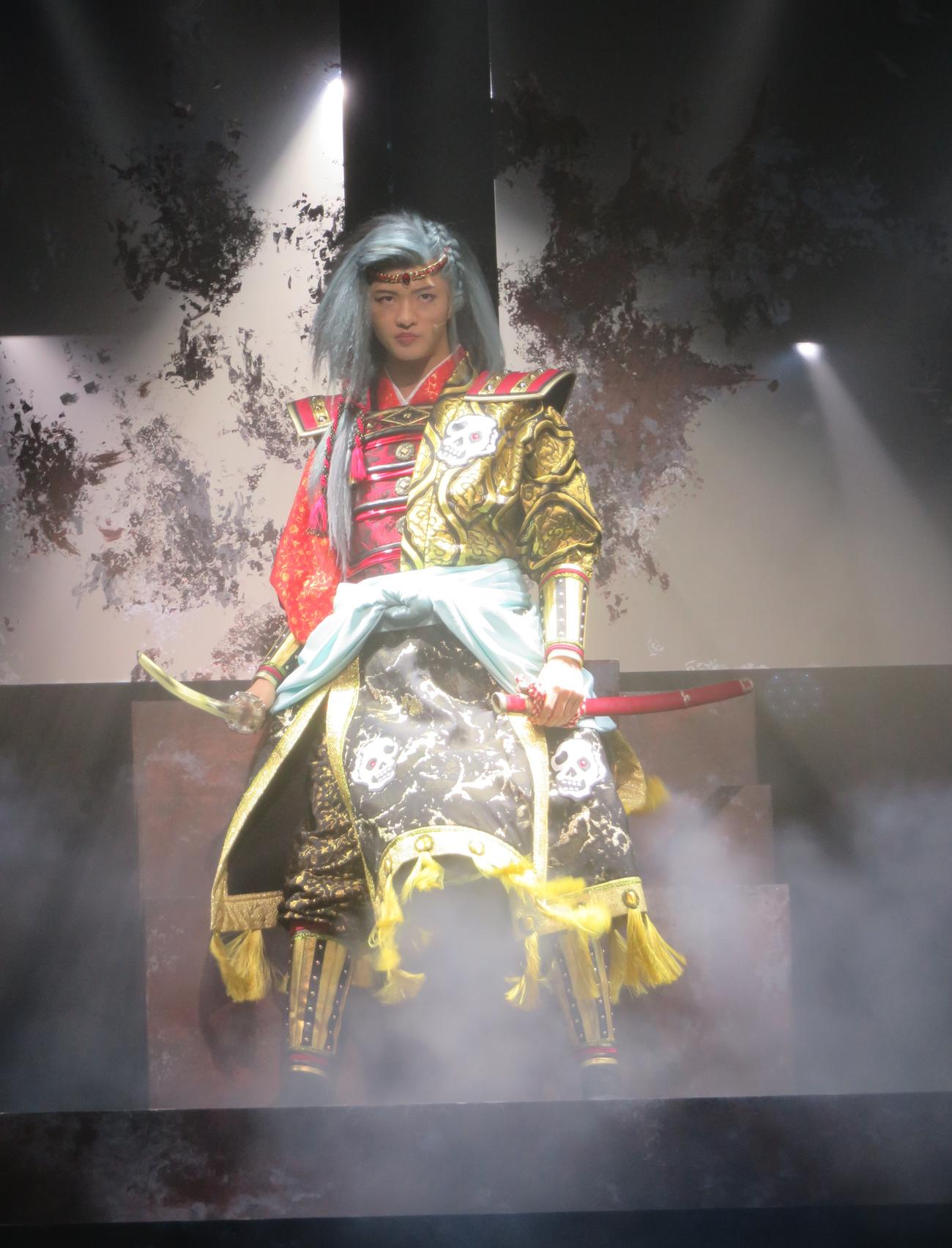 初主演舞台「IMPACT」公開舞台稽古に出席したIMP．佐藤新