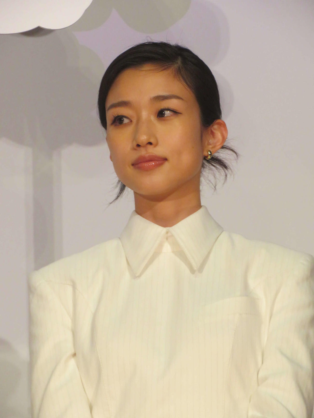 映画「今日の空が一番好き、とまだ言えない僕は」大ヒット御礼舞台あいさつに出席した河合優実（撮影・川田和博）