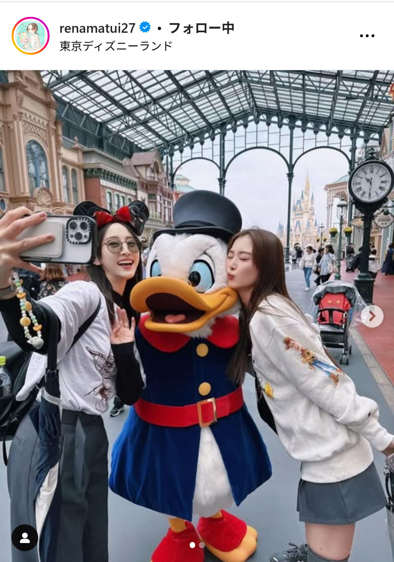 松井玲奈のインスタグラムから
