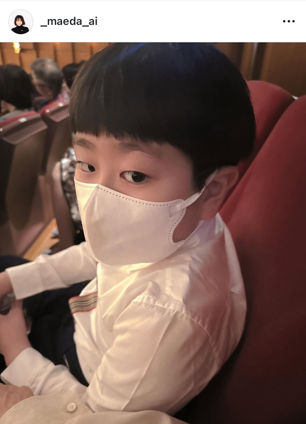 前田愛のインスタグラムから