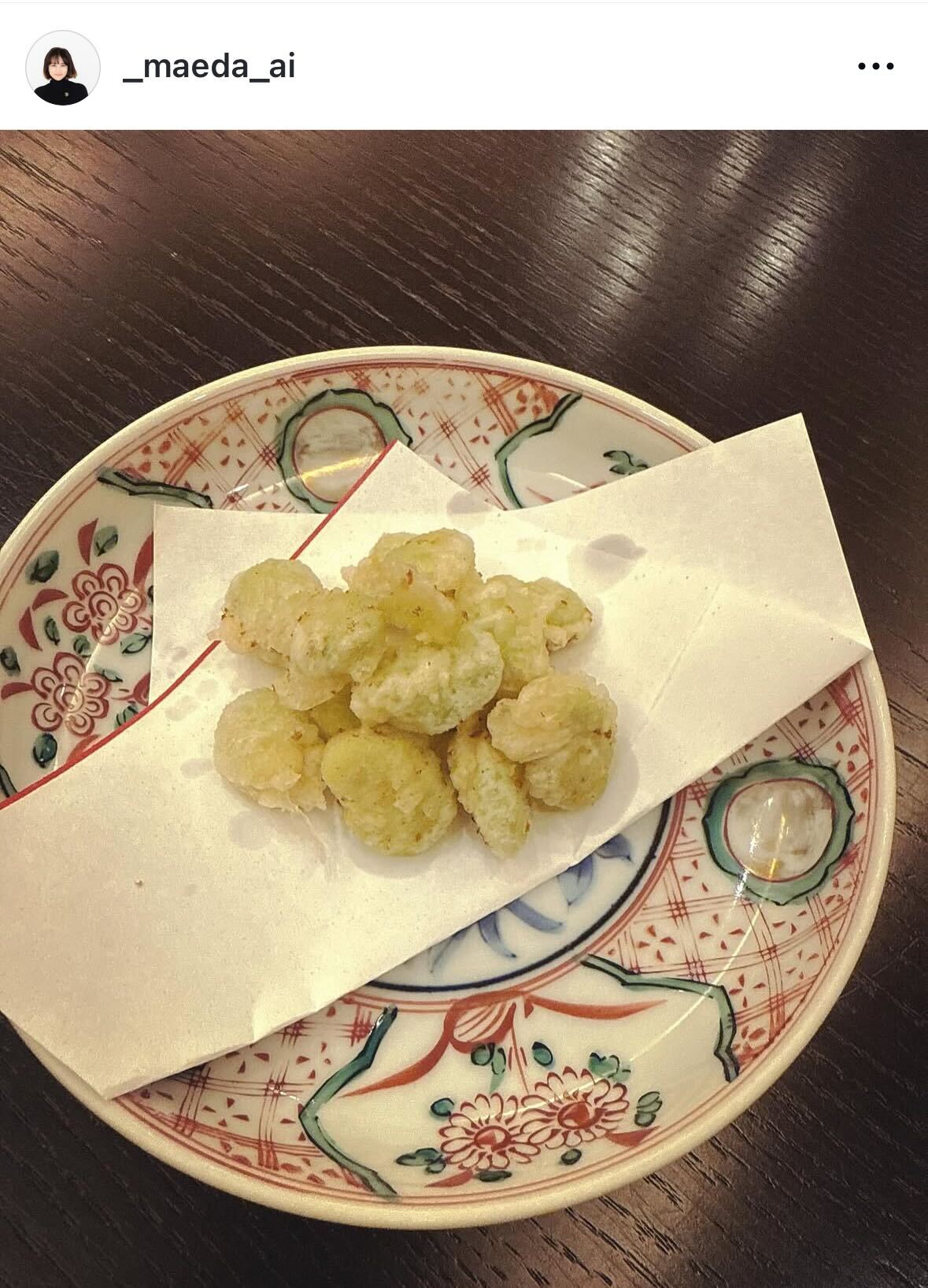 前田愛のインスタグラムから