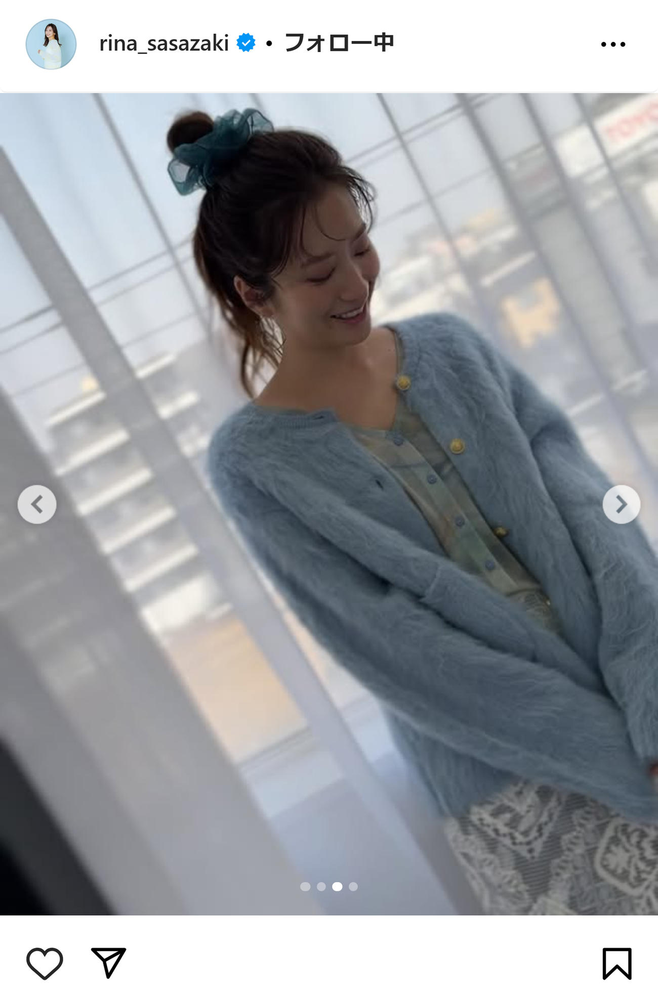 笹崎里菜のインスタグラムから