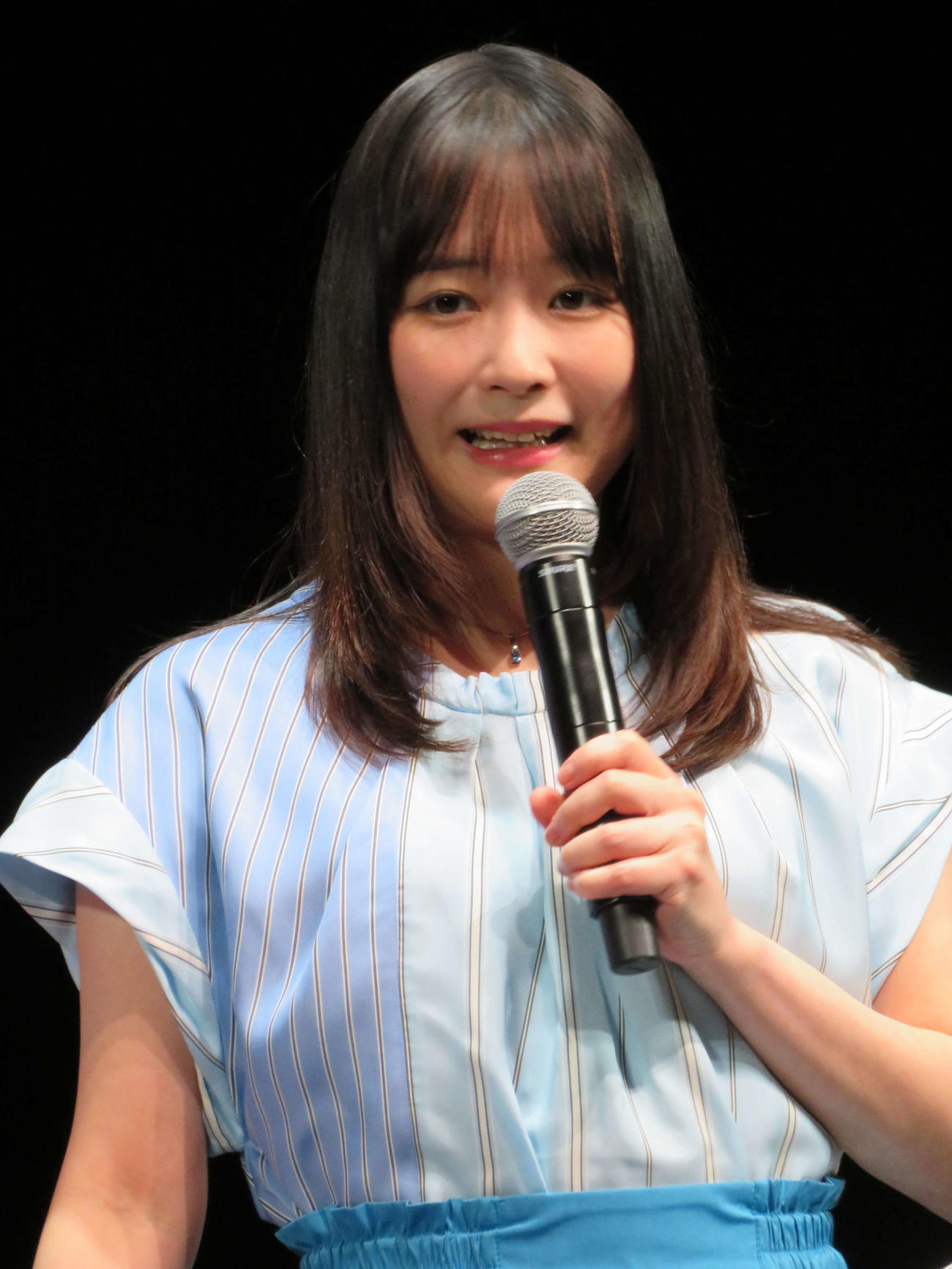ミュージカル「幾光年－Light Years－」製作発表記者会見に出席した大原櫻子（撮影・村上幸将）