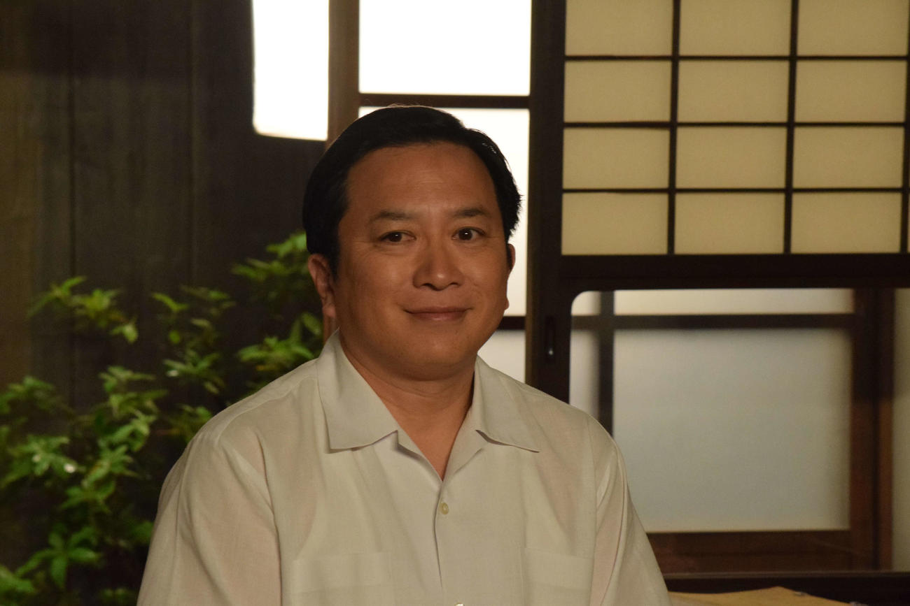 桂米朝さんを演じる桂吉弥（撮影・阪口孝志）