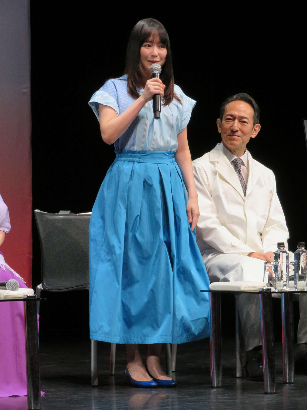 ミュージカル「幾光年－Light Years－」製作発表記者会見に出席した大原櫻子（撮影・村上幸将）