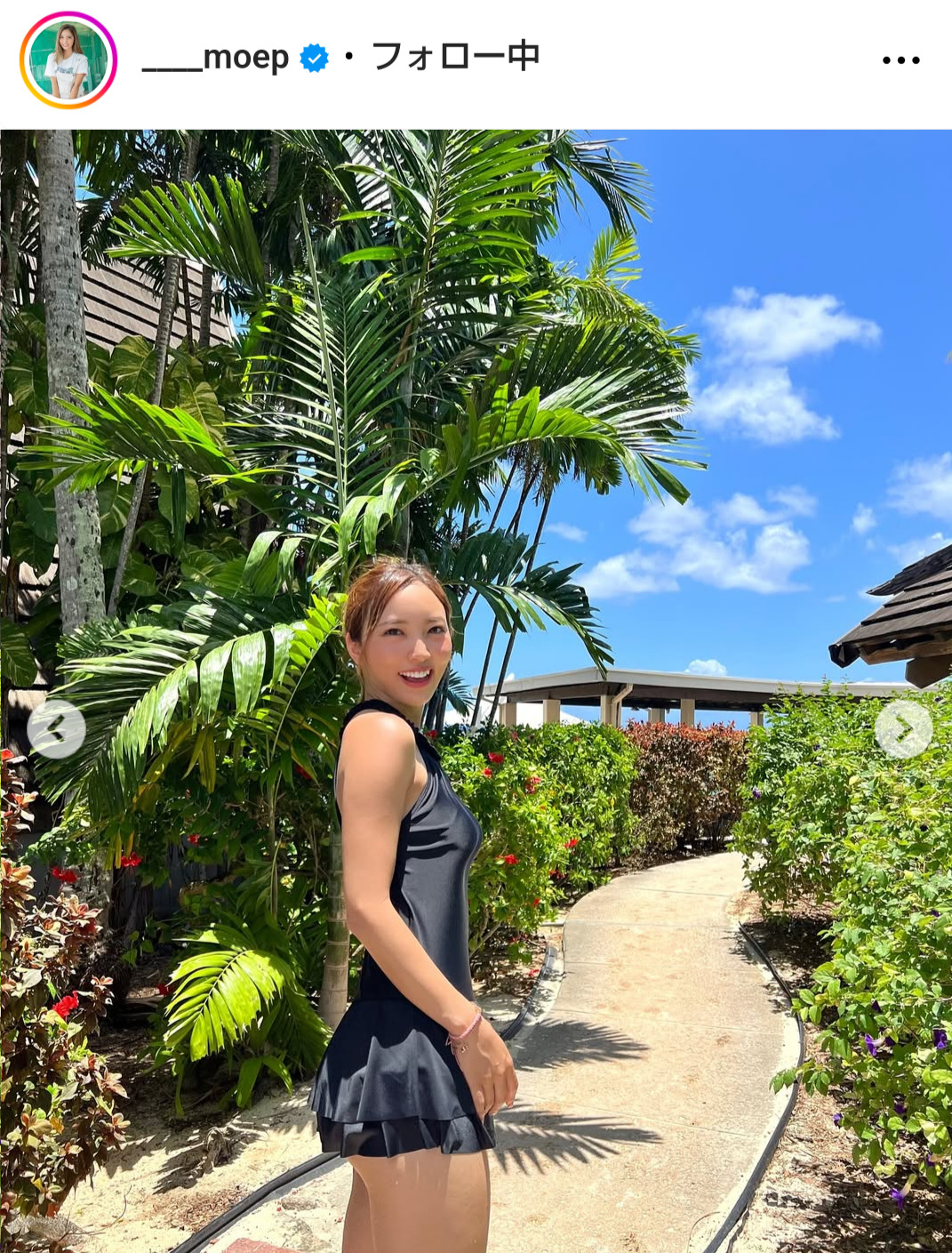 笹川萌のインスタグラムから