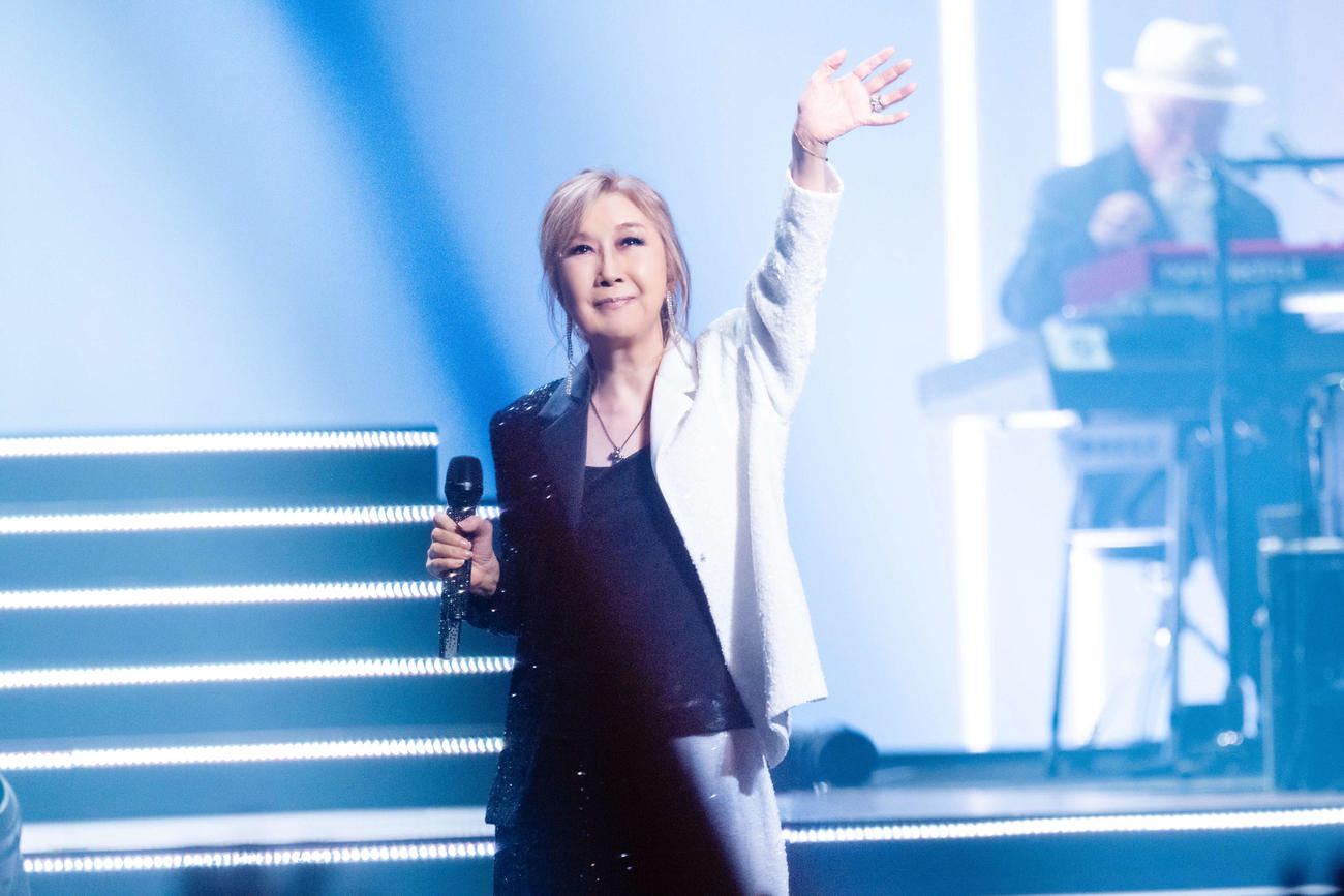 最後の全国ツアー「EPILOGUE」のファイナル公演を行った高橋真梨子