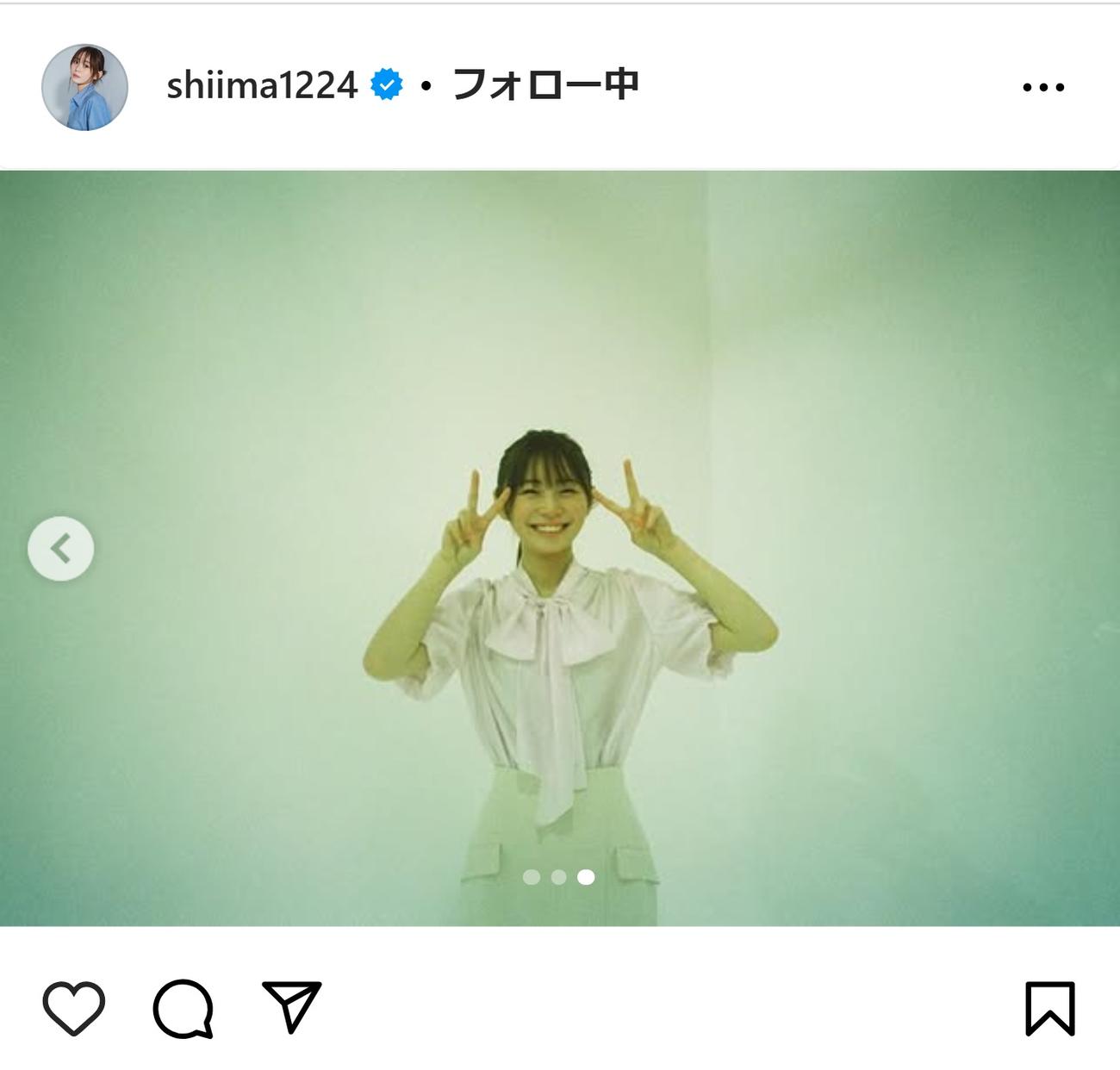 田畑志真のインスタグラムから