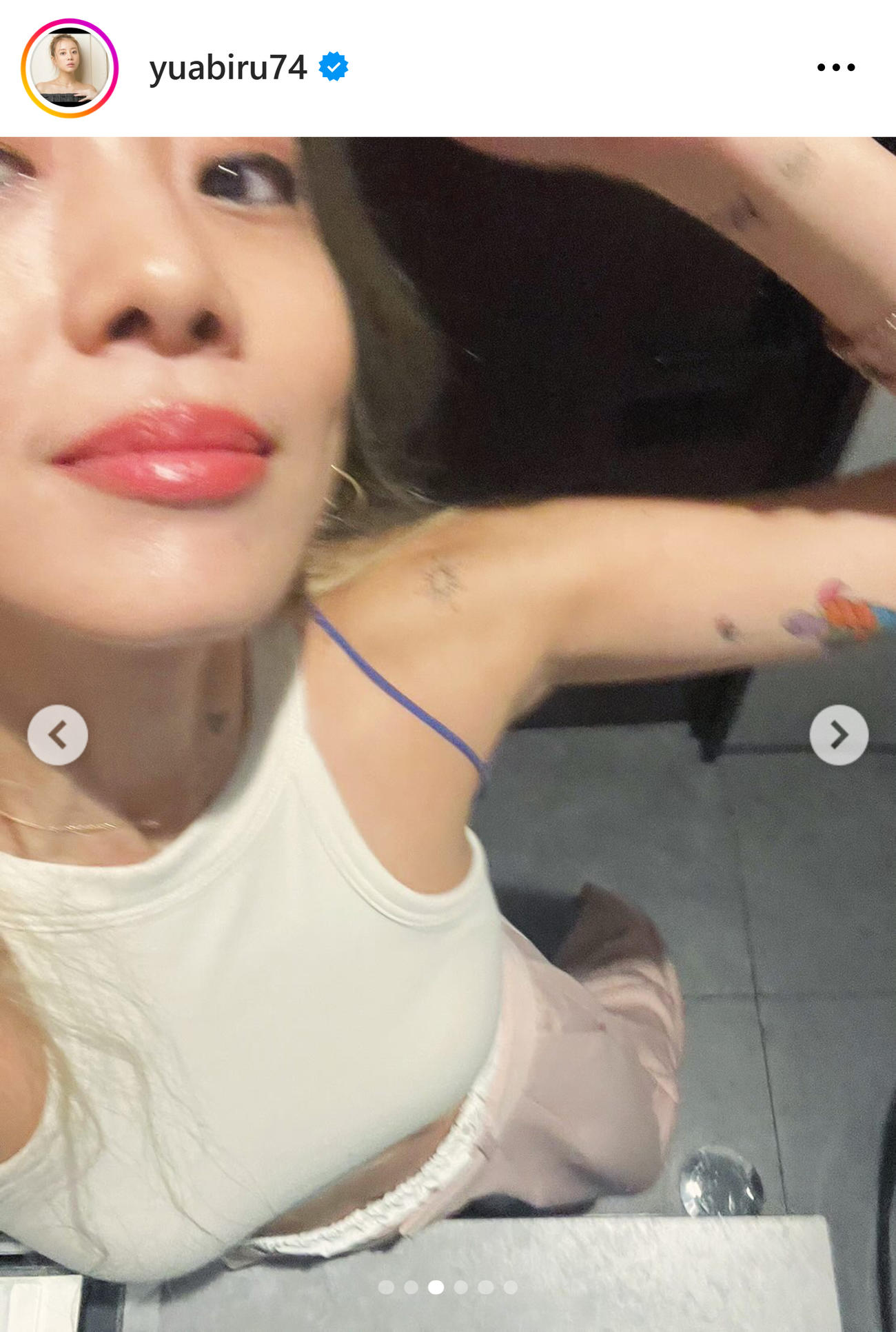 あびる優のインスタグラムから