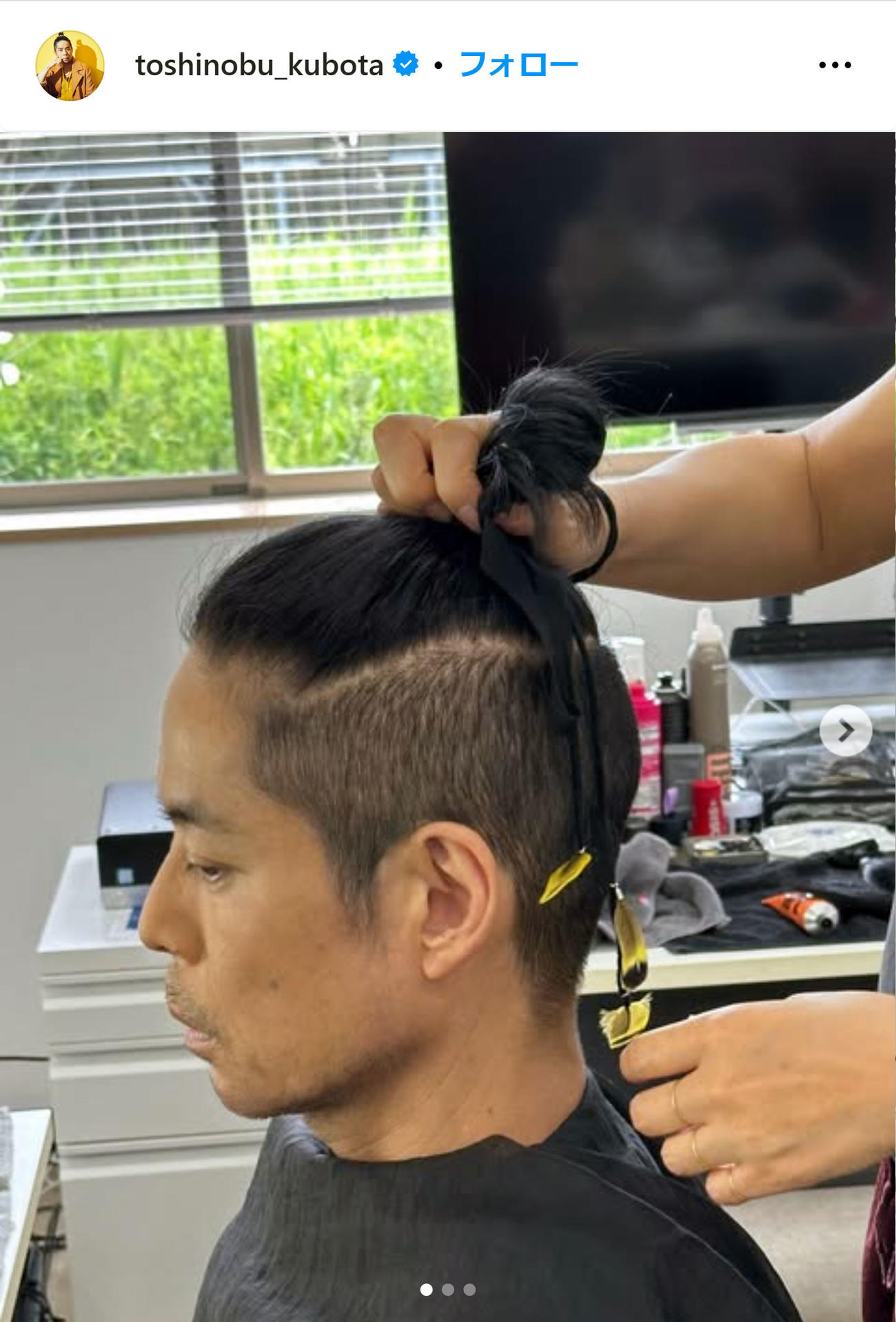 久保田利伸のインスタグラムから
