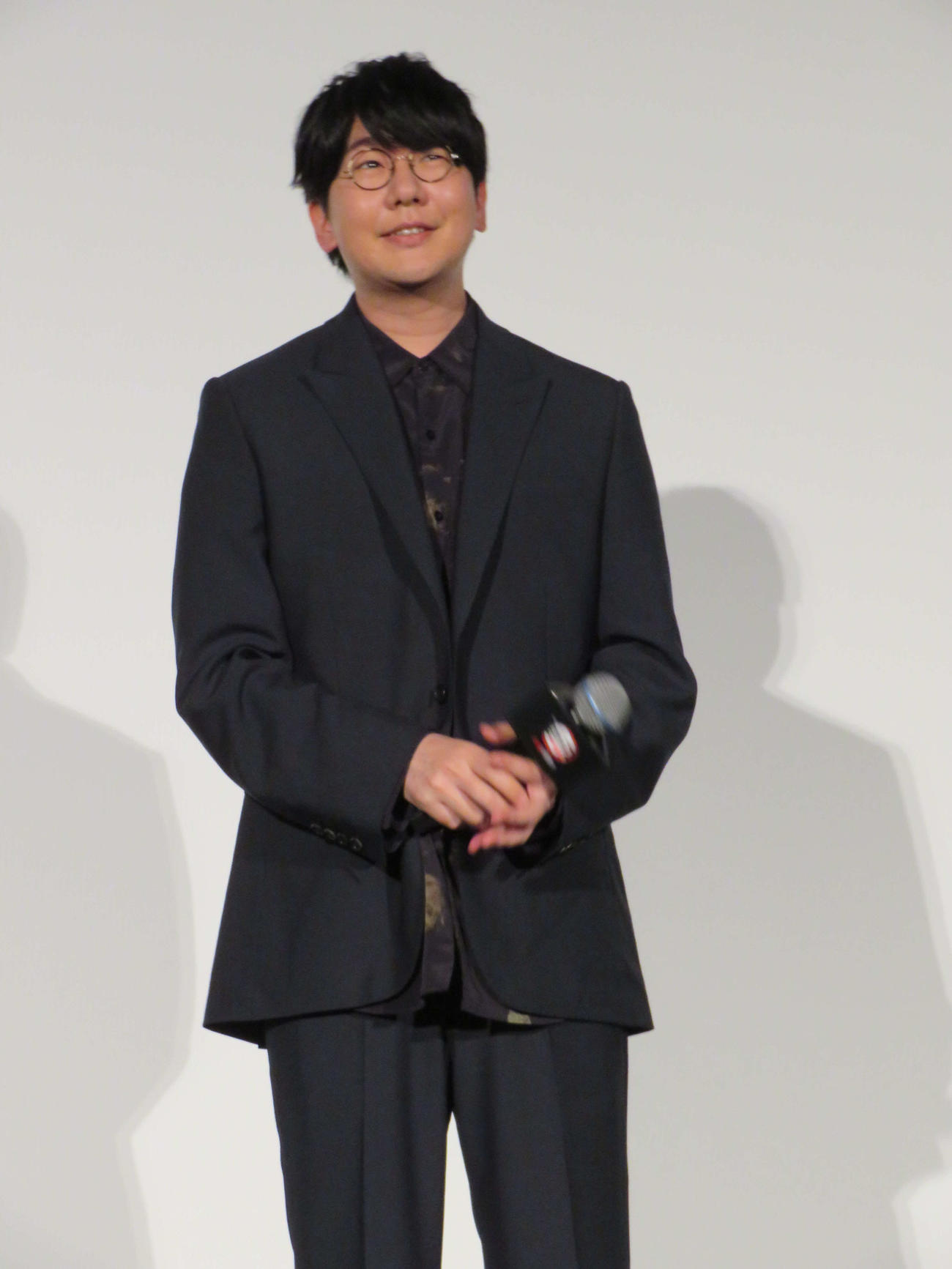 「劇場版　鬼滅の刃　無限列車編」リバイバル上映公開記念舞台あいさつに登壇した花江夏樹（撮影・村上幸将）